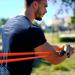 Fitness Band Resistance Bands Set - Pro Expander with Exercise App 5 Tapes Handles Loops & Carrying Bag for Effective Workouts - Buy Online on GoSupps.com