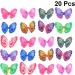 Balacoo 20pcs Cute Dog Hair Bows - Elastic Butterfly Design Topknot Grooming Decor for Pets | Dog Hair Accessories - Buy Online on GoSupps.com