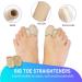 Bunion Corrector Toe Straightener 2 x Bunion Splint + 2 x Big Toe Straighteners Day & Night Kit Bunion Pain Relief Toe Separators Kit to Relax Spread and Pain Relief for Women Men Adjustable Size - Buy Online on GoSupps.com
