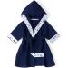 Pepi made in Poland bathrobe children baby unisex - bathrobe children boy 100% cotton - children bathrobe girl with hood unit size magic space midnight blue s