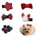 Hayaww 5 PCs hairpins dog arches hair loops Hair clips dog hair clip pet accessories for hair hairpise cat puppy pet hair-hair accessories for small dogs cats puppies (red)