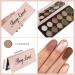 DE'LANCI Soft Pink Brown Eyeshadow Palette - 12 Color Matte Shimmer Nudes Neutral Palette for Natural or Smoky Eyes - Long Lasting, Ultra-Blendable Earth Tones for Women and Girls - Buy Online on GoSupps.com