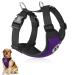 Slowton dog harness for dogs no pull safety harness Small medium dog breast harness Dog harness soft padded breathable m purple