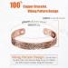 Jeracol Copper Magnetic Bracelet for Men and Women - Adjustable Cuff Bangle with 6 Strong Magnets - Gift Box Included - Buy Online on GoSupps.com