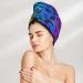 Hair Towel Wrap - Quick-Drying Turban for Effortless Hair Drying | Multicolored Butterflies Design - Buy Online on GoSupps.com