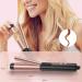 25mm Electric Hair Curling Iron | Portable Adjustable Curler with Heat-Resistant Sleeve & 360 Rotating Cord - Buy Online on GoSupps.com