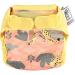 Close Pop-in Premium Bamboo Newborn Cloth Nappy - Soft Absorbent Reusable with Cheetah Print and Secure Aplix Fastener Cheetah Single