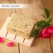 All Natural Handmade Soap Bars Set with Wooden Dish - Rose Lavender & Olive Oil - Eco-Friendly Luxury - Made in Europe - Buy Online on GoSupps.com