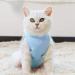 TORJOY Kitten Onesies | Cat Recovery Suit for Abdominal Wounds | Anti-Licking & Breathable | Surgery Wear for Skin Diseases | Blue, Size L - Buy Online on GoSupps.com