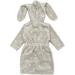 M sli by Green Cotton Baby Boys Bathrobe Bunny 92-98 - Eco-Friendly Desert Green | International Shipping Available - Buy Online on GoSupps.com