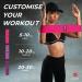 ELVIRE Fabric Resistance Bands Set of 3 - Booty Bands for Women | Exercise Bands for Working Out - Glute Bands Squat Bands | Resistance Loops for Legs - Short Coral & Purple - Buy Online on GoSupps.com