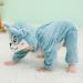 COOKY.D Baby Hooded Rompers | Winter Flannel Jumpsuit Pajamas 18-24 Months | Hamster Design - Buy Online on GoSupps.com