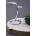Haryali London Sustainable 2-in-1 Razor Stand & Brush Holder | Curved Design, Chrome Finish, Non-Rustic | Shaving Brush Stand, Razor Holder - Zero Waste - Buy Online on GoSupps.com