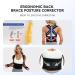 Back Brace Posture Corrector | Adjustable Shoulder Straightener for Pain Relief | Supports Scoliosis Hunchback & Thoracic Spine | Breathable Comfort - Medium Size - Buy Online on GoSupps.com