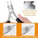 Precision Stainless Steel Foot Nail Knipper & Scissors for Ingrown Toenails - Professional Pedicure Tool & Gift - Buy Online on GoSupps.com