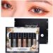 Eyeshadow - 6 Colors Liquid Eyeshadow Set | Waterproof Sparkly Eye for Women Girls Colorful Eyeliner Makeup Tool A:1-6# - Buy Online on GoSupps.com