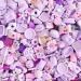 Halloluck 50 Pcs Slime Charms Easter DIY Craft Making Resin Jewery Making Kit  Resin Flatback Slime Beads Making Supplies for DIY Scrapbooking Crafts (Purple)