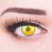 Yellow Demon Nezuko Colored Contact Lenses - Highly Opaque Anime Cosplay Lenses for Halloween - Free Lens Container - 1 Pair (No Prescription) - Buy Online on GoSupps.com