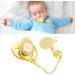 Alomejor Baby Pacifier with Clips - Curved Design 26 Letters Safe & Healthy for 6-18 Months - Golden (K) - International Shipping Available - Buy Online on GoSupps.com