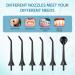 BosiBozi Rechargeable Water Flosser - Cordless & Portable 4 Modes IPX7 Waterproof 300ML Tank USB-C Charging 3 Jet Heads & Tongue Scraper | Best Dental Care Tool - Buy Online on GoSupps.com