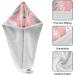 White Horse Pink Hair Towel 2 Pack | Super Absorbent Quick Dry Hair Turbans for Women & Girls - Buy Online on GoSupps.com