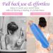 7-Piece Exfoliating Back Scrubber Set for Shower - Nylon Exfoliator Washcloth with Handles for Deep Cleaning and Massages - Buy Online on GoSupps.com