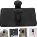 Alipis 4-Piece Shaving Stand Set - Durable Razor & Brush Holders for Bathroom | Safety Razor Accessories | ABS Black Tool Holder 7.50x5.50x3.00cm - Buy Online on GoSupps.com