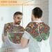 Buy Beard Bib Apron for Men - Non-Stick Waterproof Hair Catcher & Grooming Cloth | Abstract Mandala Pattern - International Shipping Available - Buy Online on GoSupps.com