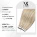 Moresoo 14 Blonde Tape in Hair Extensions - 20 Pieces, 40g - Real Human Hair Highlight #18P613 - Buy Online on GoSupps.com