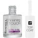 Rimmel Finishing Touch Ultra Shine Top Coat Polish 12ml - Clear | Long-Lasting Glossy Finish - Buy Online on GoSupps.com