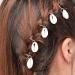 Iaceble Vintage Dreadlock Hair Rings Shell Clips | Braid Hoops Decoration | Sea Shell Dangle | Hip Hop Accessories for Women & Girls | Headdress | 5 Pcs (Gold) - Buy Online on GoSupps.com