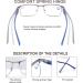 MODFANS 3 Pack Reading Glasses for Men & Women - Blue Light Filter Metal Frame Rectangle Style Stainless Steel - Red Blue Brown +1.50 - Buy Online on GoSupps.com