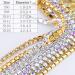 Dowarm 10 Yards Rhinestone Chain Roll - Gold AB SS6 2MM Crystal Claw Cup Chain Trim | Sew on Crystal Rhinestone Chain for DIY Projects - Buy Online on GoSupps.com