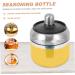 Zerodeko 1pc Castor Seasoning Storage Jar Glass Storage Jar Container with Lids Terrarium Fogger Concise Seasoning Pot Condiment Jars Honey Stainless Steel Storage Tank Pack - Buy Online on GoSupps.com