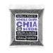 Gorilla Food Co. Whole Dark (Black) Chia Seeds - 200g - Raw Non-GMO