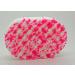 Exfoliating Soap Filled Scented Sponge | Deep Cleansing Shower Body Scrubber Gentle Exfoliation Skin Care Vegan Friendly (Pink Grapefruit)