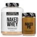 NAKED Whey Chocolate Peanut Butter Protein Powder (52 Servings) + PB Powdered Peanut Butter 1.5LB (45 Servings) Grass-Fed Non-GMO Gluten Free Soy Free Bulk