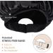 Satin Silk Hair Bonnet for Women - Adjustable Sleep Cap for Curly Hair | XS-XL Black - Buy Online on GoSupps.com
