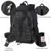 Heavy Duty Mesh Backpack - Semi-Transparent College Student Bookbag with Bungee and Padded Straps for Commuting, Swimming, Beach & Outdoor Sports - Black - Buy Online on GoSupps.com