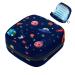Space SpaceCraft Earth Stars Navy Sanitary Napkins Storage Pocket Menstruation Pad Bag Portable Menstrual Cup Pocket With Zipper for Teenage Girls Women Women
