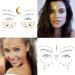 21 Sheets Face Tattoos Sticker with 80+ Patterns for Women - Metallic Temporary Tattoo for Parties and Halloween Cosplay - Buy Online on GoSupps.com