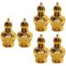 FRCOLOR 6pcs Roller Bottles For Essential Oils Vintage Middle Eastern Empty Roll On Glass Bottles Perfume Roller Bottles Containers (15ml)