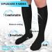 Medical Grade 30-40mmHg Compression Socks for Men & Women - Knee High Support Socks for Running, Hiking - 1-2 Pack (Black, L-XL) - Buy Online on GoSupps.com