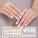 Bandaux Semi-Durcis pour Ongles | Autocollants Gel Fran ais | Fournitures Manucure Sans Dommage pour Femmes Filles D butantes Passionn es Beaut  - Buy Online on GoSupps.com