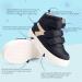 Orthopedic Kids Shoes for Flat Feet with Arch & Ankle Support - Black, Size 3.5 - Buy Online on GoSupps.com
