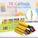 GLEEMEN Face Paint Crayons for Kids - 16 Colors - Safe & Easy Face Body Painting Kit for Birthday Party, Halloween Makeup & Cosplay - Buy Online on GoSupps.com