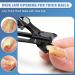 2024 Toenail Clippers for Seniors | Ultra Sharp Wide Jaw Nail Clippers for Thick Nails | Slant Curved Blade Fingernail Cutter for Men - Ideal for Ingrown Nails - Buy Online on GoSupps.com