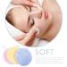 FRCOLOR 3Pcs Makeup Remover Pads - Soft Cleansing Cotton Round Beauty Sponge for Effortless Makeup Removal - Buy Online on GoSupps.com