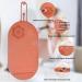 Brush Cleaning Mat | Silicone Cleanser Brush Clean Pad - Portable Cosmetic Cleaning Pads Scrubber Mat Pad for Foundation & Lip Brush brown - Buy Online on GoSupps.com