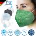 Buy Virshields FFP2 Masks - 5 Layer Protection (PFE 94% VFE 99.99%) | EN 149 Certified | Made in EU | Available in Green (50 Pack) - Ship Internationally - Buy Online on GoSupps.com